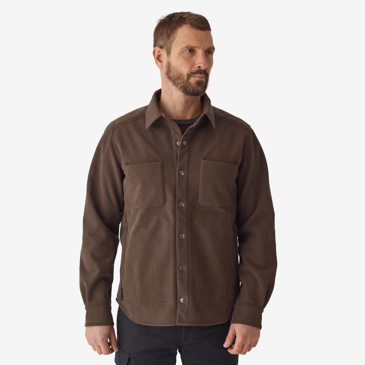 Immagine prodotto Solognac Camicia da esterno 500 velour marrone (M)