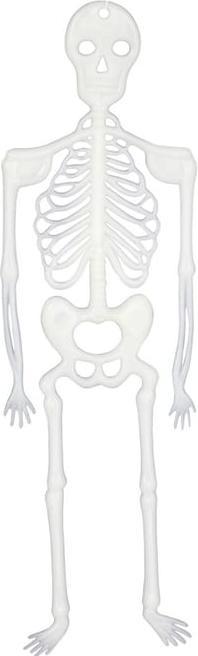 MICA Festival Skelette - Glow in the dark - ca. 30 cm hoch - 4 Stück (4 Stk.)