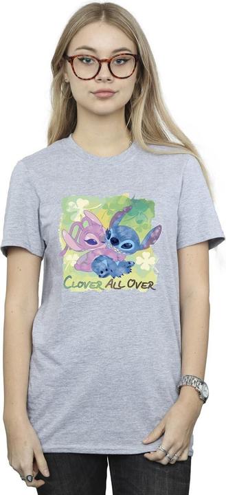 Produktbild Disney Lilo And Stitch St Patrick's Day Clover TShirt (M)