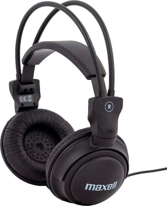 Actual product image Maxell Headphones with Volume Control, 60 Ohm, 3,5mm, 2,5m Cable, Grey (Cable)