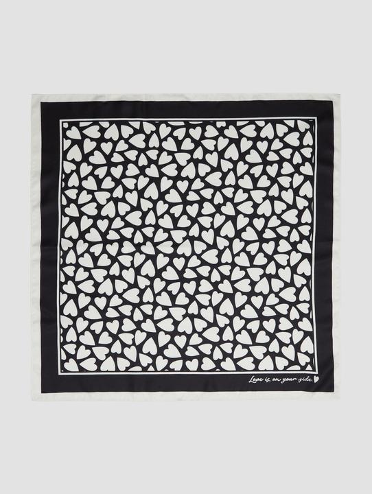 Produktbild s.Oliver Schal Nickituch mit Artwork-Design