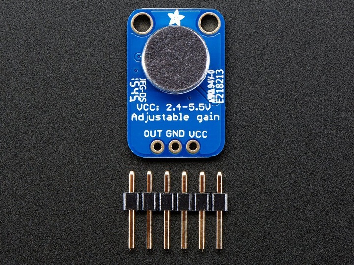 Produktbild Adafruit Electret Microphon Verstärker MAX4466 (Lautsprecher)