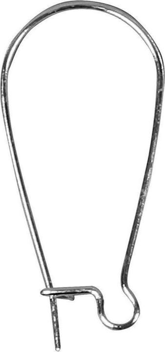 Produktbild Creativ Company Ohrring 25 mm Versilbert, 6 Stk. (Metall)