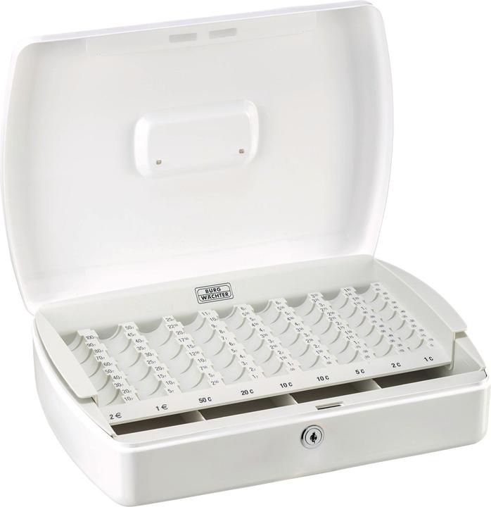 Produktbild Burg Wächter Geldkassette ZK 2307 EURO (B x H x T) 330 x 75 x 235 mm Weiss, Blau