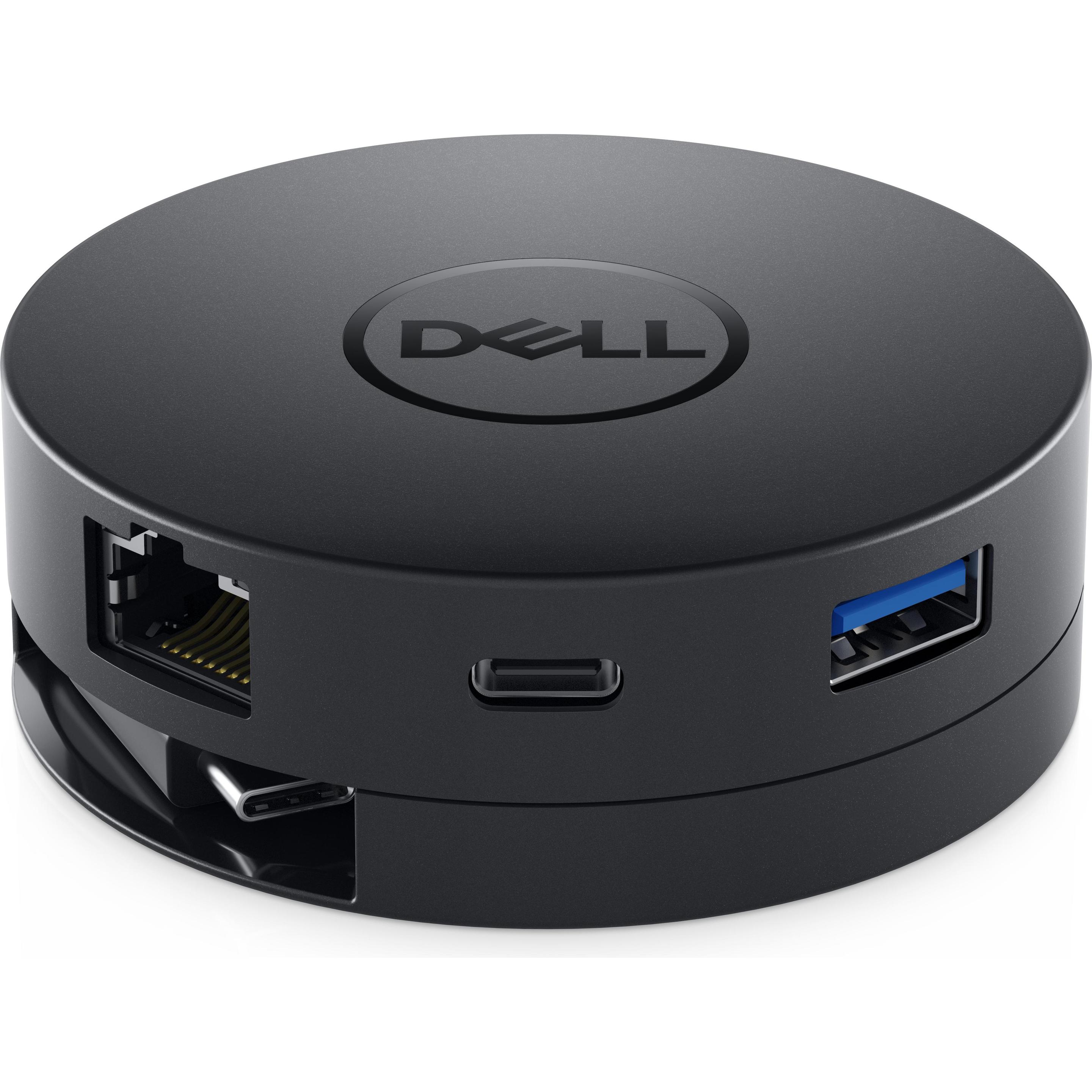 Dell Da300 (USB-C, 1 Ports), Dockingstation + USB Hub, Schwarz
