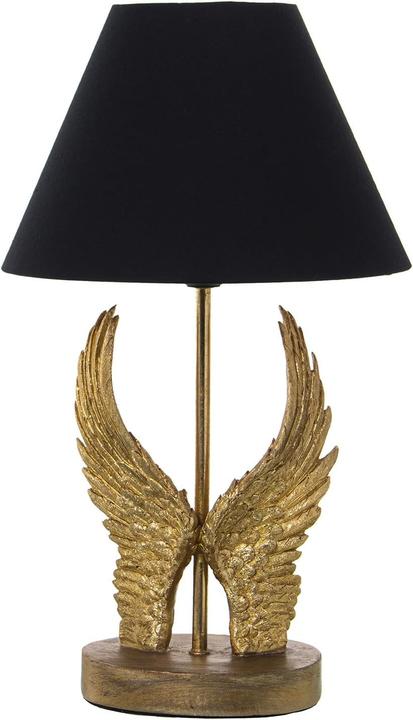 Lampada da tavolo resina ali dorate, E27 max 40W