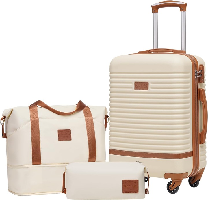 Produktbild Coolife Trolley-Set (38 l, Handgepäck (bis 50l))