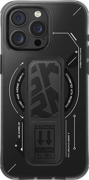 Actual product image Skinarma case Helio iPhone 16 Pro Max 6.9" Magnetic Charging + Grip Stand black (Apple iPhone 16 Pro Max)