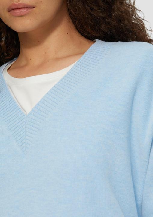 Actual product image S.Oliver Sweatshirt Weiches Sweatshirt mit V-Ausschnitt (44)