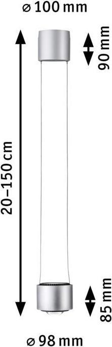 Actual product image Paulmann Aldan lights (930 lm)