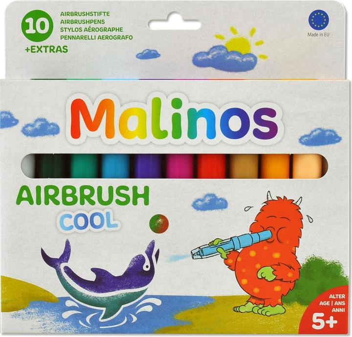 Malinos Blopens Airbrush Stifte Cool (Mehrfarbig, 10 x)