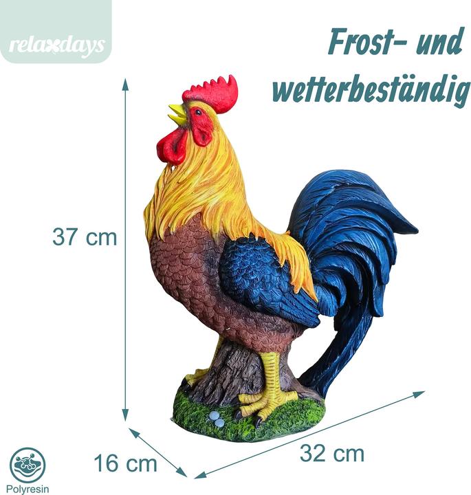 Produktbild Relaxdays Gartenfigur Huhn
