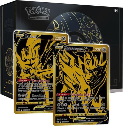 Actual product image Pokémon Sword & Shield Zacian & Zamazenta Ultra Premium Collection (English, Box Set & Collection)