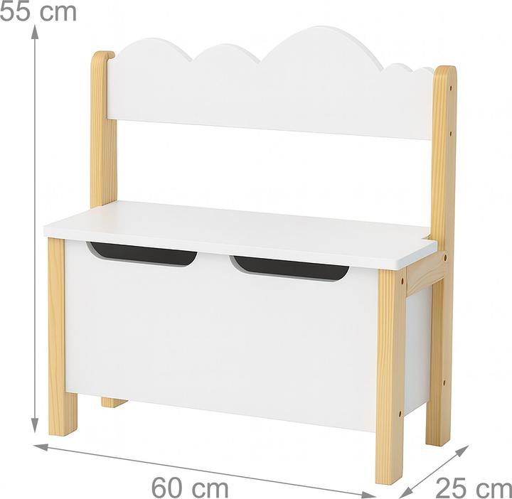 Image du produit Relaxdays Kinderbank mit Stauraum
