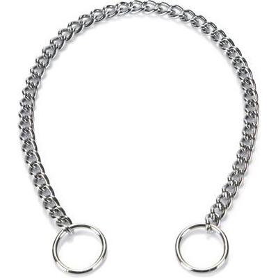 Beeztees COLLARE A CATENA CROMATO BZ 2,0X35 (35, Cane, Sport cane), Collare + Guinzaglio