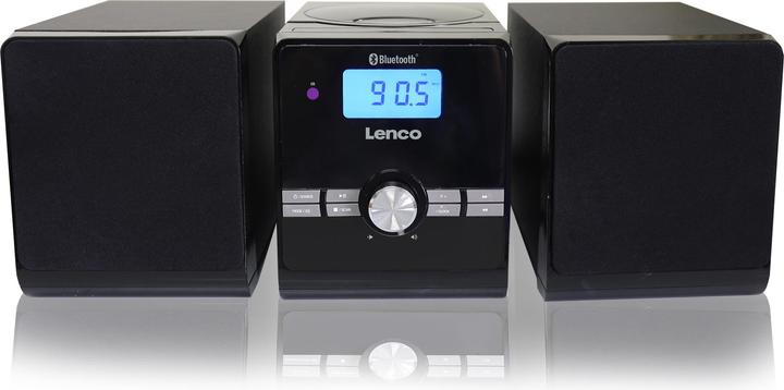 Productafbeelding Lenco MC-030BK Micro Set met CD/MP3-speler (Bluetooth, CD Speler, 2x 10 W)
