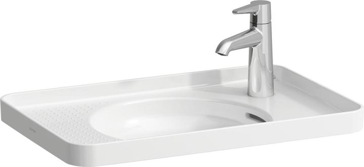 Actual product image Laufen Built-in washbasin VAL v ob with overflow without tap hole white LCC (360 mm, 550 mm)