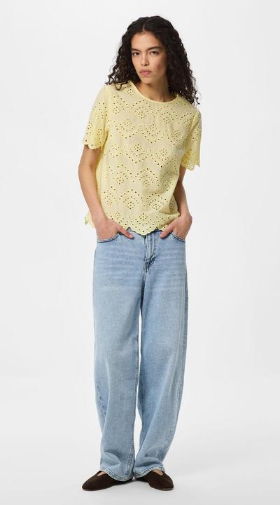 Produktbild Pieces PCVILDE Bluse mit kurzen Ärmeln (L)