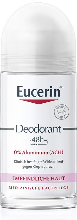Produktbild Eucerin Deodorant 48h Roll-on für empfindliche Haut, 50 ml Lösung (Roll-on, 50 ml)