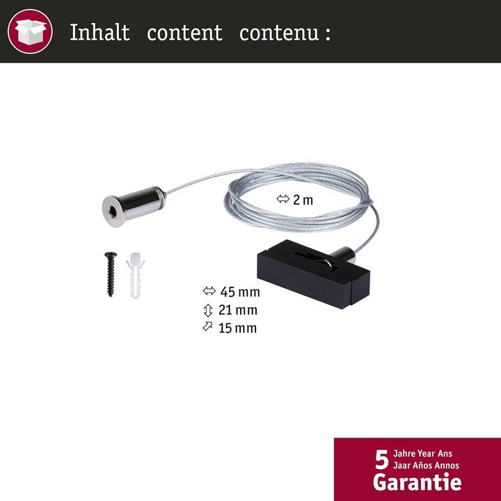 Actual product image Paulmann Gurt-System ULine Gurt-Abhängung
