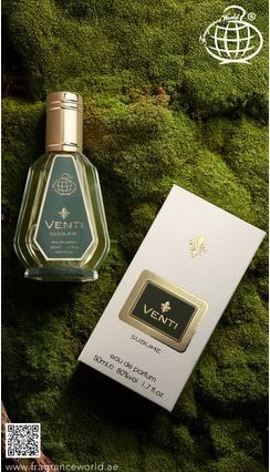 Actual product image Ameer Al Oud Fragrance World Eau De Parfum Venti Sublime Unisex 50 Ml (Eau de parfum, 50 ml)