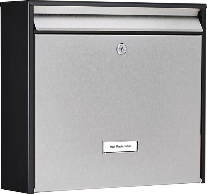 Actual product image Burg Wächter Mailboxes Oxford 6877 black&steel