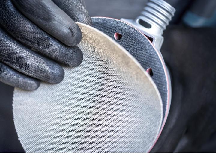 Actual product image Bosch Professional Zubehör EXPERT M480 Sanding net for random orbital sander, 150 mm, G 400, 50 pieces (400)
