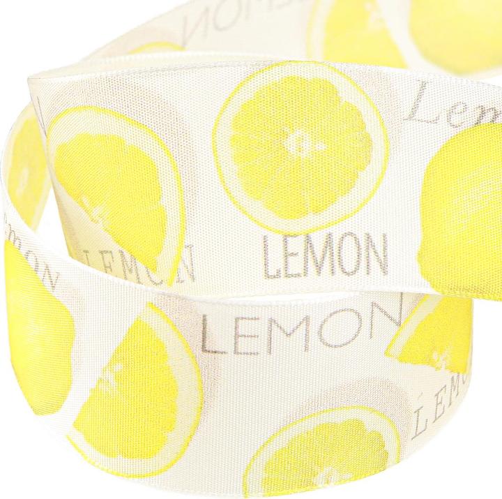 Produktbild Viana Dekoband mit Zitronenmotiv in aus Sommerdeko (1x)