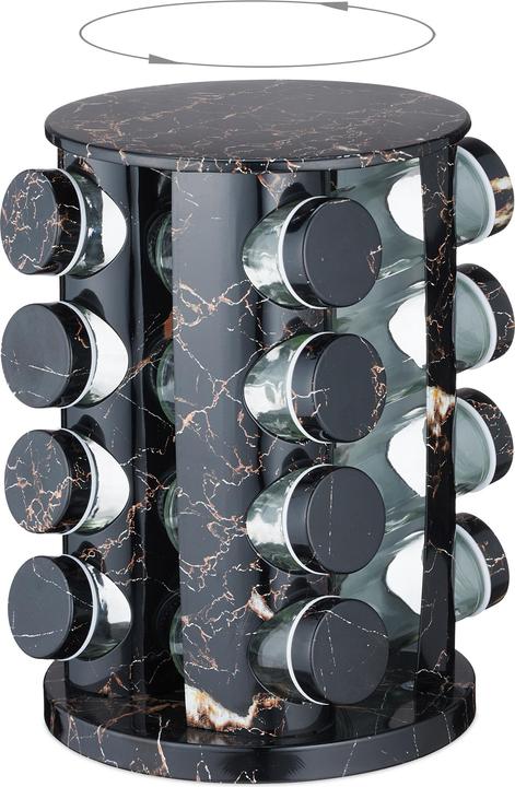 Actual product image Relaxdays 17pcs. spice carousel