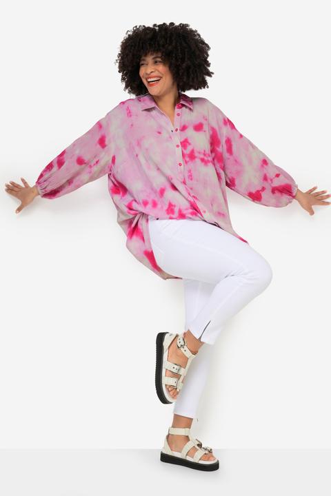 Produktbild Angel of Style Musselin-Hemdbluse, Batikmuster (52)