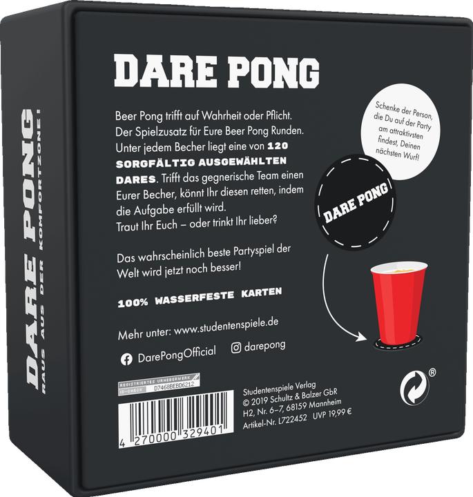 Image du produit MrPong Dare Pong (français) Jeu de Beer Pong