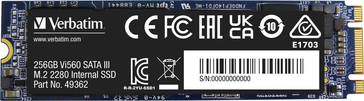 Actual product image Verbatim Vi560 (2000 GB, M.2 2280)
