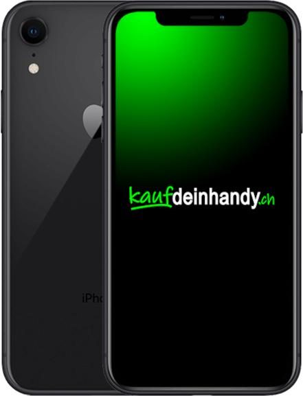 Actual product image Kaufdeinhandy.ch iPhone XR (64 GB, Black, D / Acceptable)