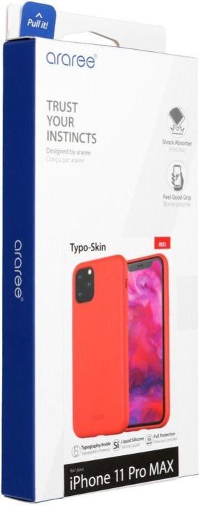 Image du produit Araree Case Typo Skin Apple iPhone 11 Pro Max red (Apple iPhone 11 Pro Max)