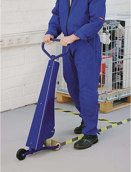 Immagine prodotto kaiserkraft Nastro segnaletico per pavimenti in vinile, bicolore (75 mm)