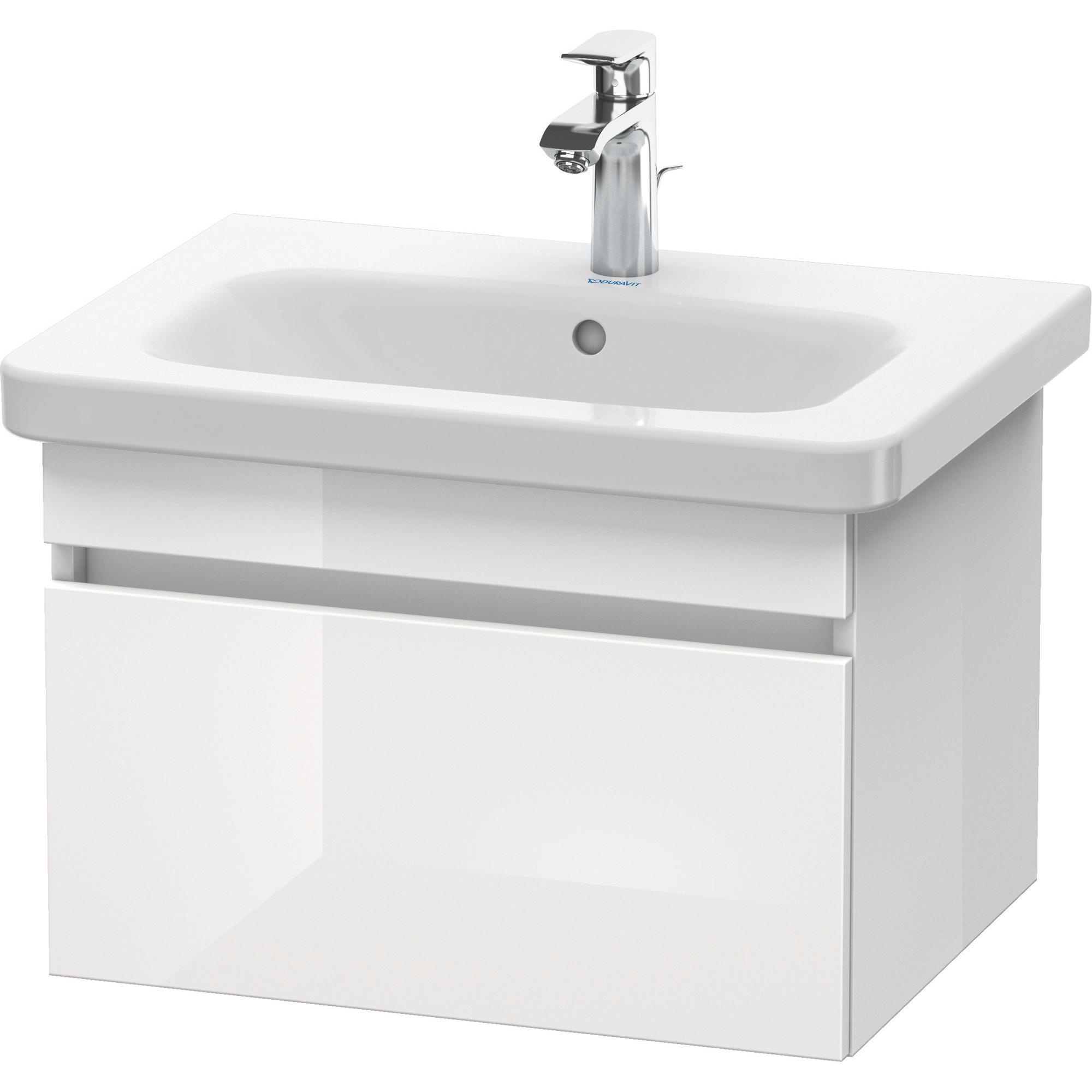 Duravit, Armadietto Lavabo, Mobiletto Durastyle 448X580X398Mm Bianco Lucido (58 X 44.80 X 39.80 Cm)