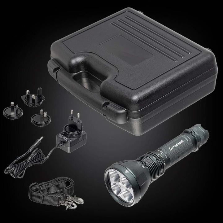 Actual product image Mactronic 11600lm rechargeable flashlight Blitz K12 (27.30 cm, 11600 lm)