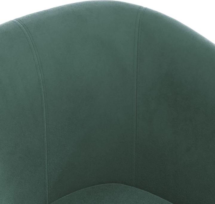 Actual product image VidaXL Clubsessel mit Fusshocker Dunkelgrün Samt,Farbe