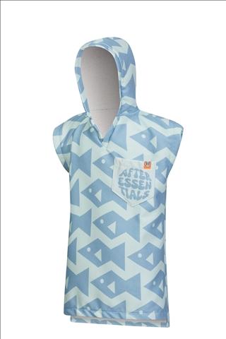 Produktbild After Essentials Babies Poncho - Square Fish