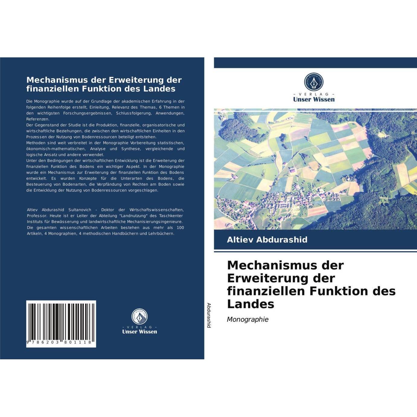 Mechanismus der Erweiterung der finanziellen Funktion des Landes, Fachbücher von Altiev Abdurashid