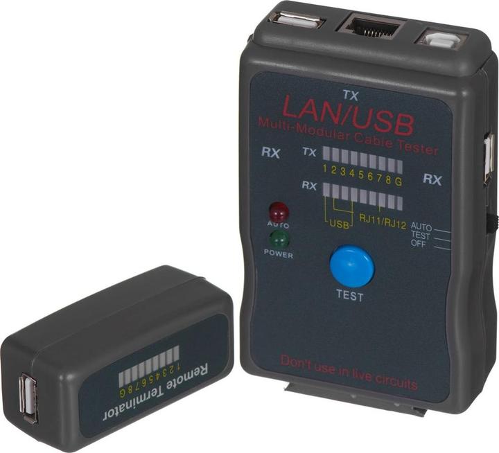 Actual product image Gembird Cablexpert NCT-2 Network Cable Tester