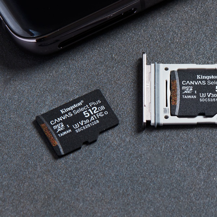 Productafbeelding Kingston Canvas Select Plus (512 GB, microSDXC, U3, UHS-I)