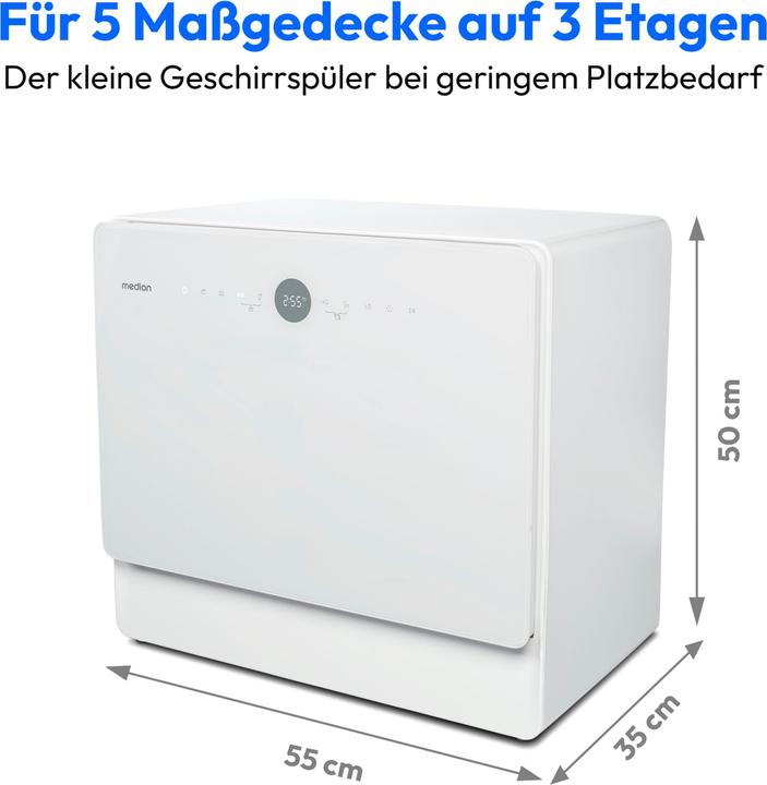 Image du produit Medion Lave-vaisselle de table MD 37775 Blanc