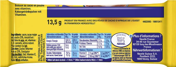 Image du produit Nesquik Stick 3.24kg(240x13.5g)OOH (3840 g)