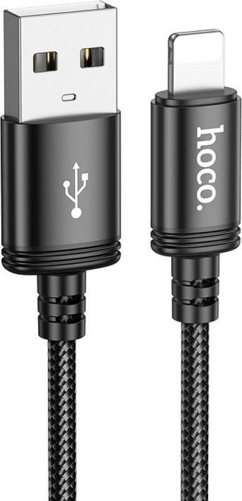Actual product image Hoco Cable cable USB A to Lightning 2,4A X89 2 m black (2 m)