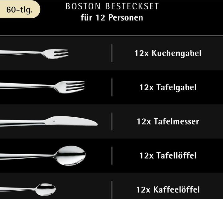 Immagine prodotto WMF Boston (60 pz., Set di posate)