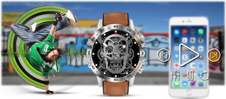 Produktbild Gravity SMARTWATCH MĘSKI GT9-8 - WYKONYWANIE POŁĄCZEŃ, CIŚNIENIOMIERZ (sg021h)