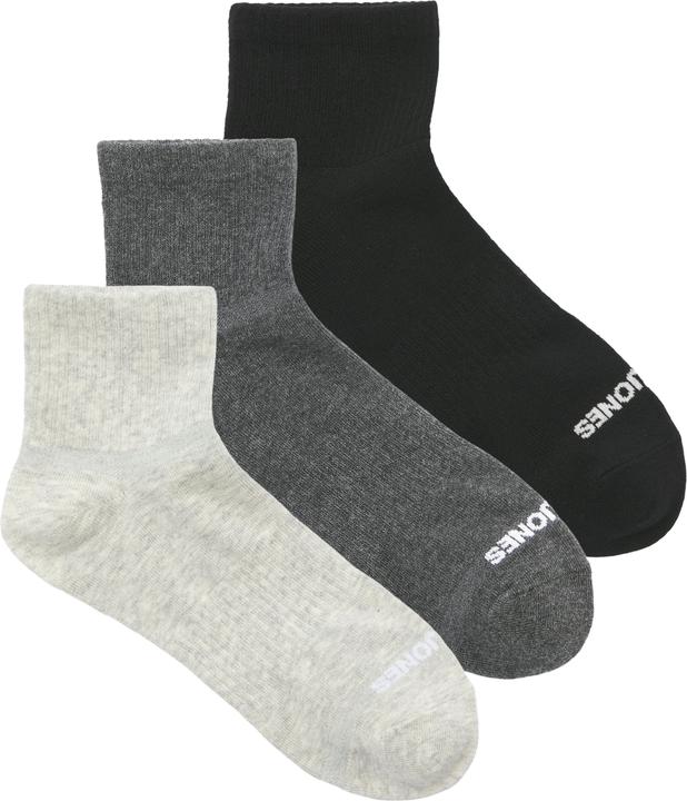 Black, Dark grey melange, Light Grey Melange