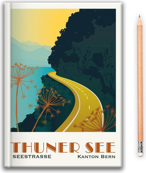 S.wert Design Notizbuch Bern Thuner See (Harter Einband)