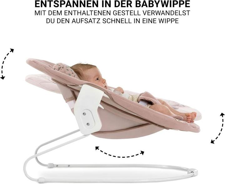 Produktbild Hauck Hochstühle Beta Plus White 5-tlg. Newborn Set - Hochstuhl + 2in1 (Hochstuhl)